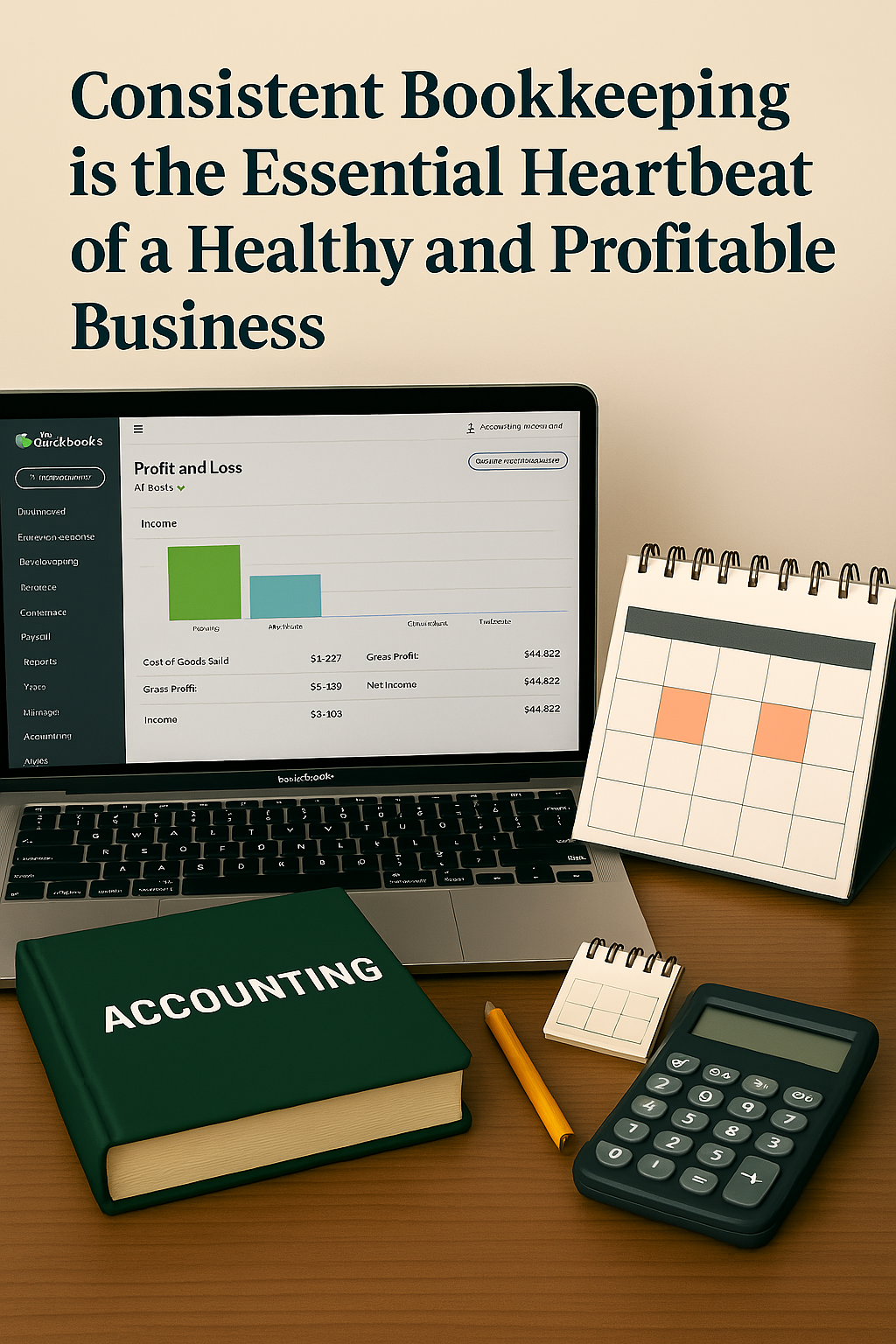 Consistent Bookkeeping Is the Essential Heartbeat of a Healthy and Profitable Business
