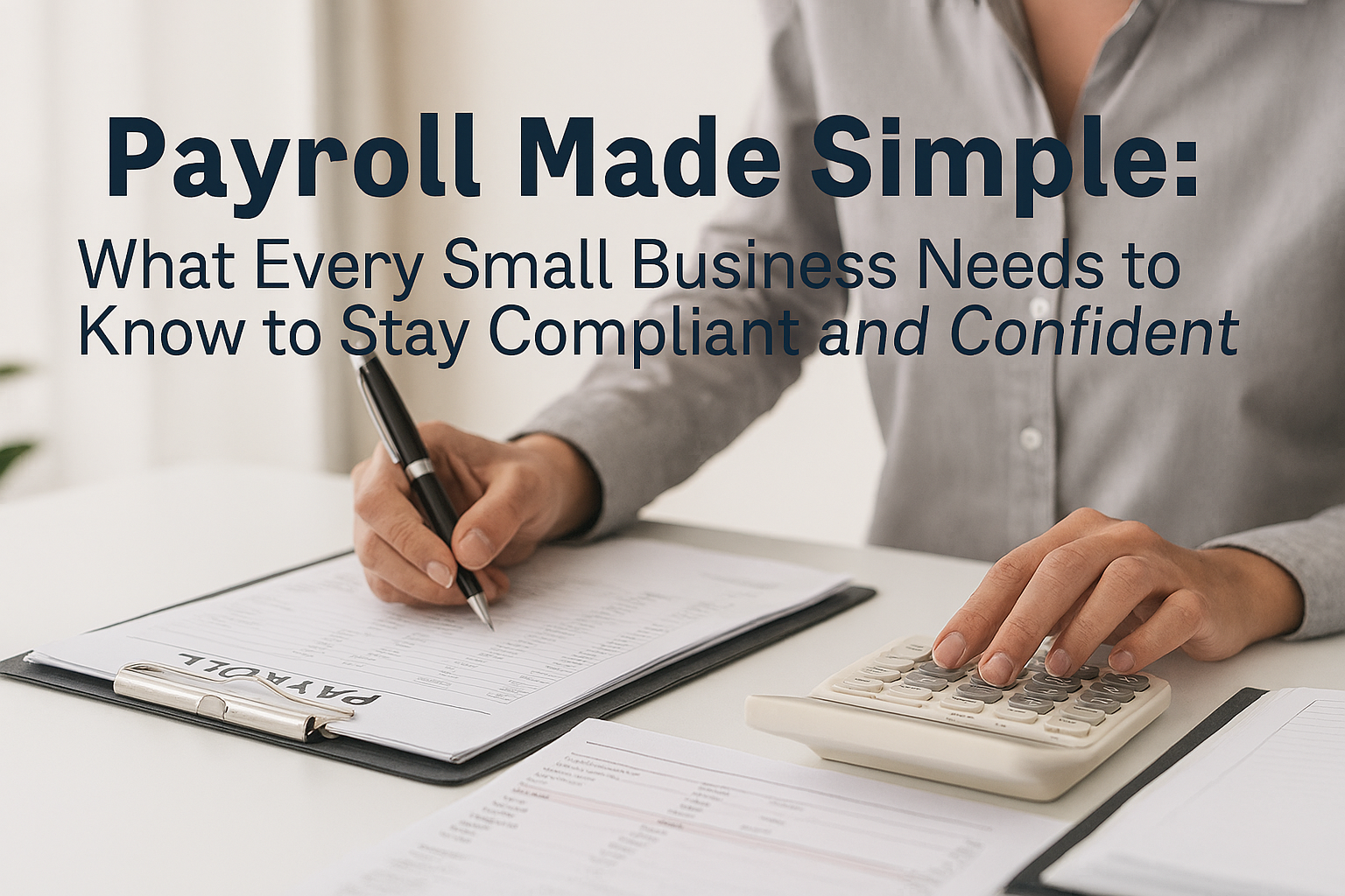Payroll Made Simple: What Every Small Business Needs to Know to Stay Compliant and Confident