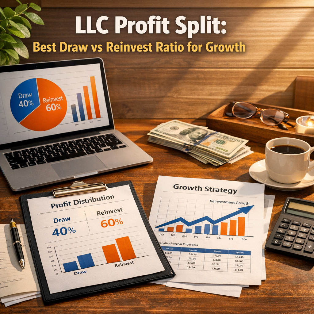 LLC Profit Split: Best Draw vs Reinvest Ratio for Growth